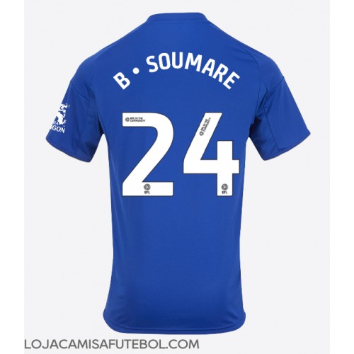 Camisa de Futebol Leicester City Boubakary Soumare #24 Equipamento Principal 2025-26 Manga Curta